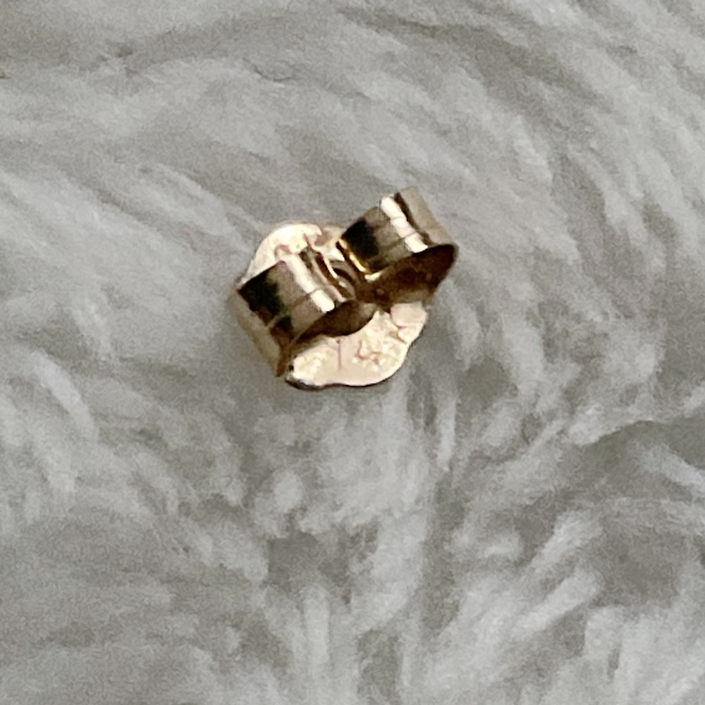 Vintage Gold-Tone Huggie Hoop Earrings – 2 Pair Set – Mini & Small - Picture 9 of 11